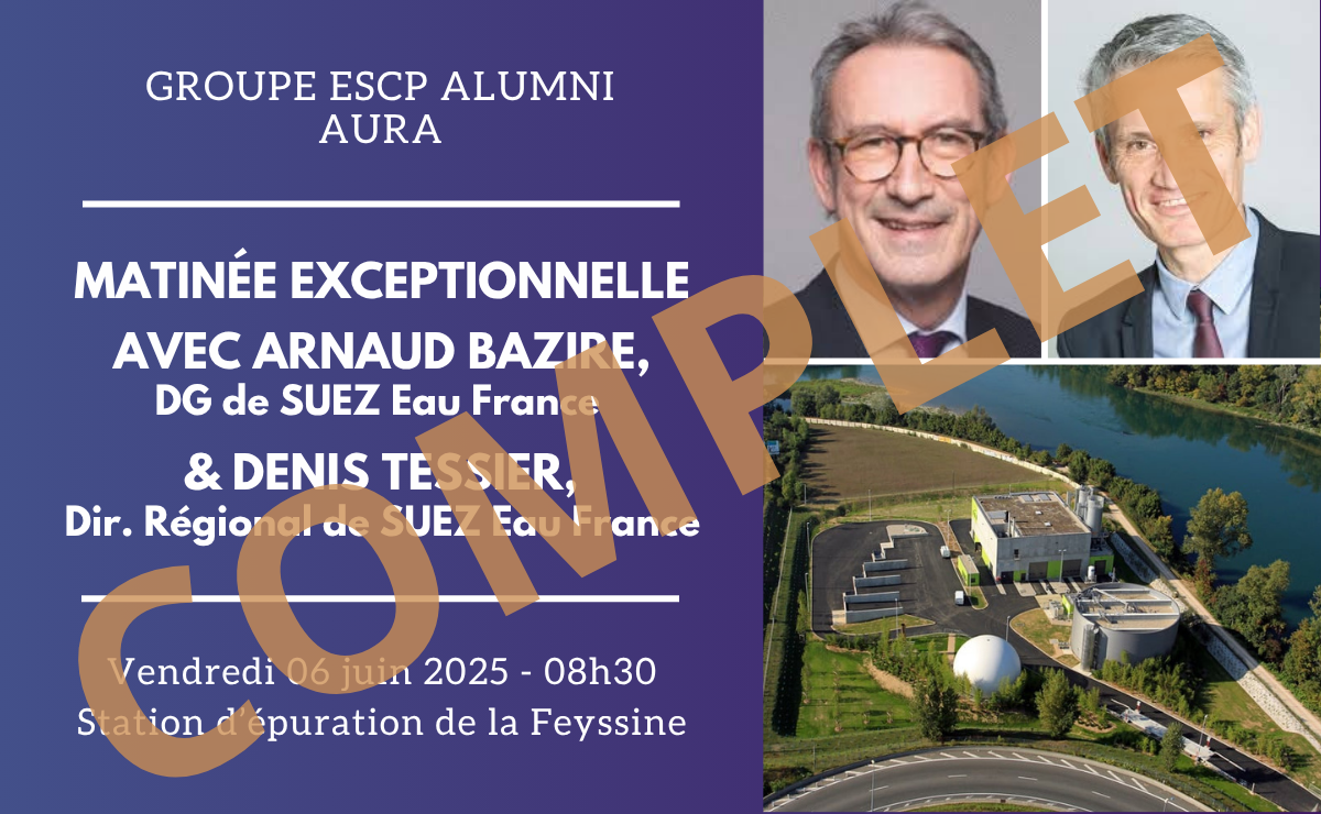 Philippe Rivière Groupe ESCP Alumni AURA : Exceptional evening with Philippe Rivière ...